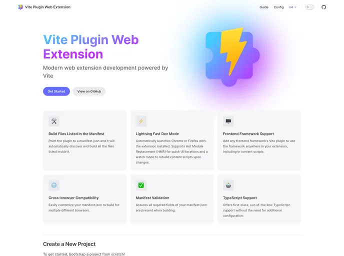 Vite Plugin Web Extension screenshot