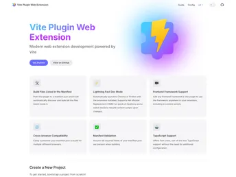 Vite Plugin Web Extension screenshot