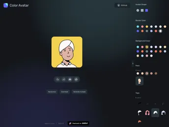 Vue Color Avatar screenshot