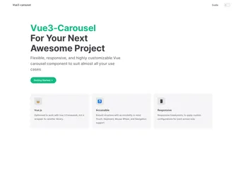 Vue3 Carousel screenshot