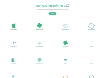 Vue Loading Spinner screenshot