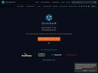 Quasar Starter Kit screenshot