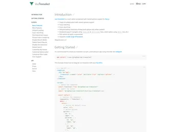 Vue Treeselect screenshot