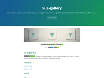 Vue Gallery screenshot