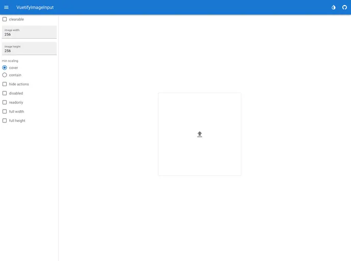 VuetifyImageInput screenshot