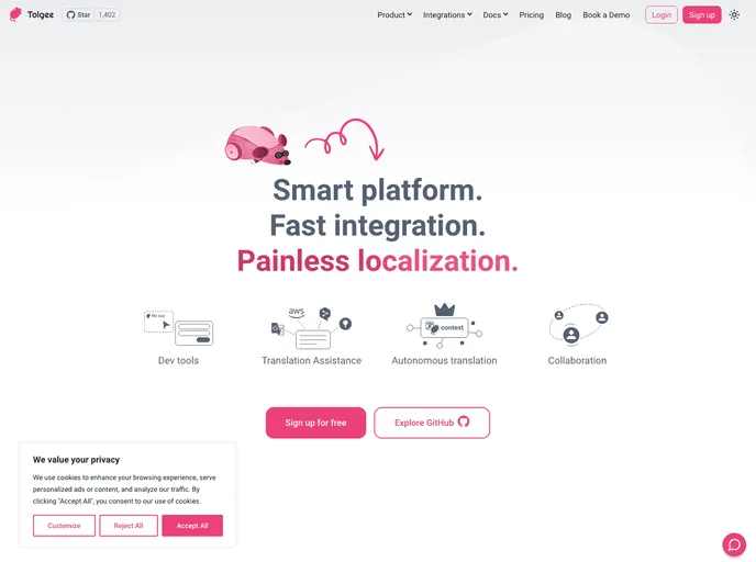 Tolgee Platform screenshot