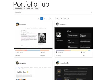 PortfolioHub screenshot