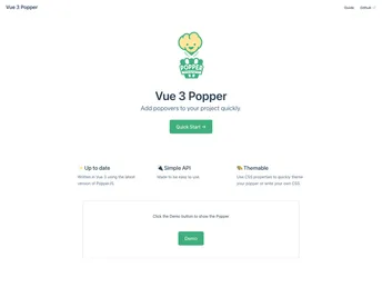 Vue3 Popper screenshot