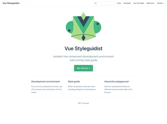 Vue Styleguidist screenshot