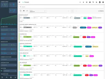 VueTorrent screenshot