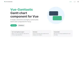 Vue Ganttastic screenshot